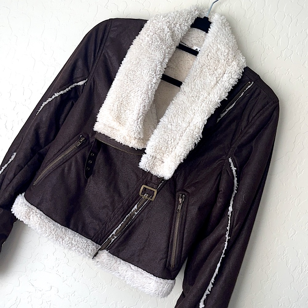 Brown Shearling Jacket
